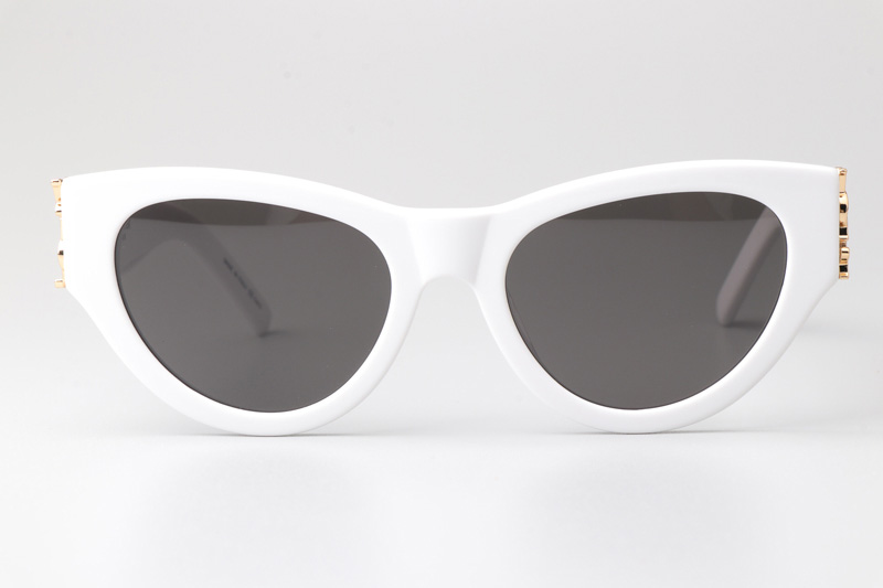 SLM94 Sunglasses White Gray