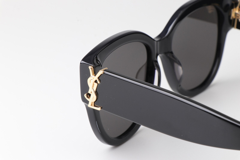 SLM95 Sunglasses Black Gold Gray