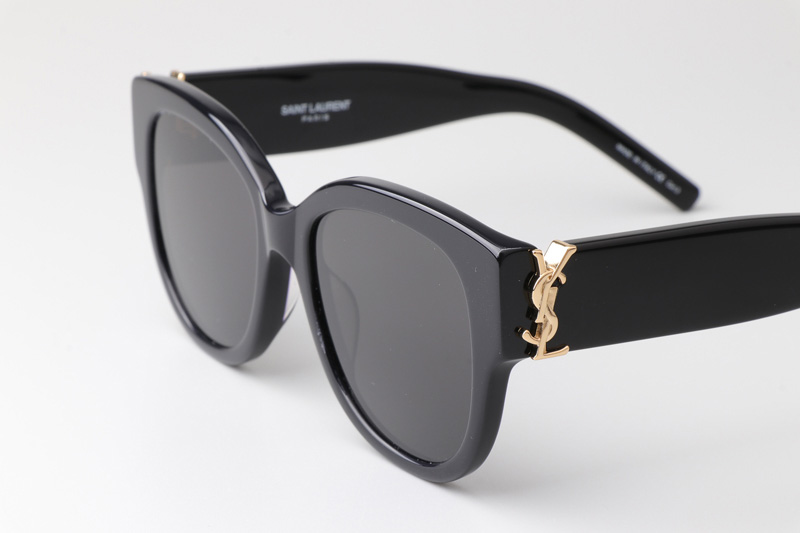 SLM95 Sunglasses Black Gold Gray