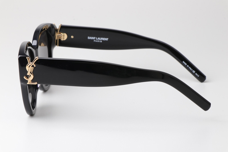 SLM95 Sunglasses Black Gold Gray