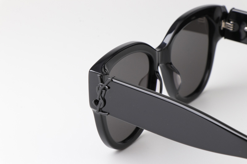 SLM95 Sunglasses Black Gray