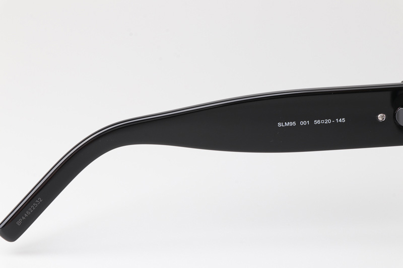 SLM95 Sunglasses Black Gray