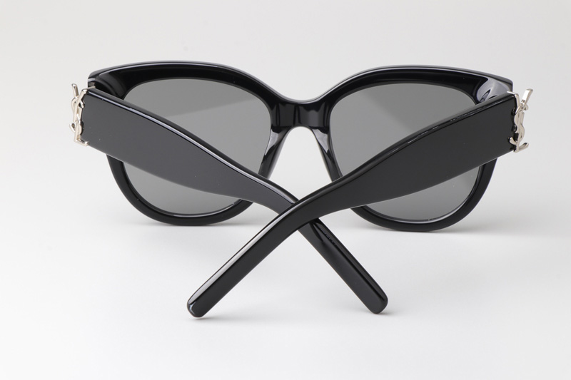 SLM95 Sunglasses Black Silver