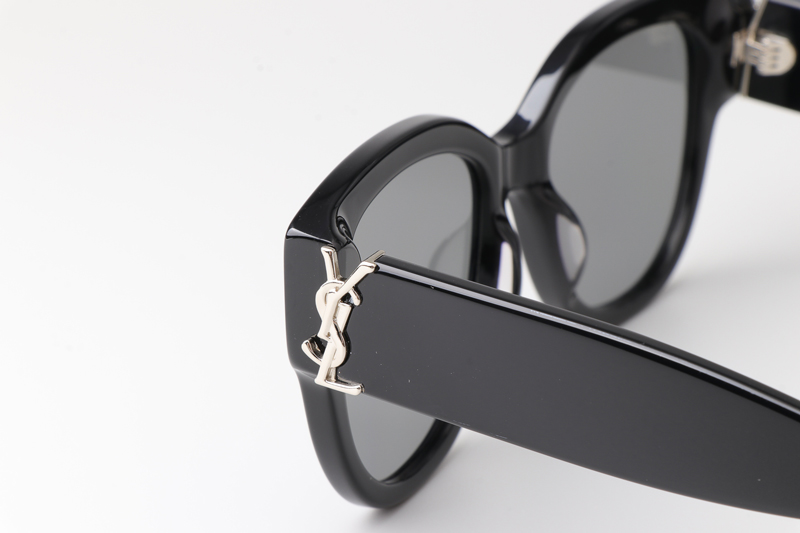 SLM95 Sunglasses Black Silver