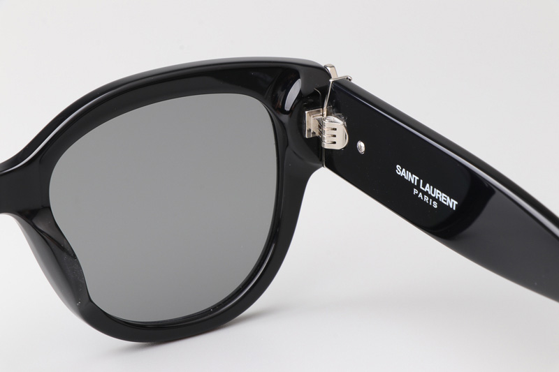 SLM95 Sunglasses Black Silver