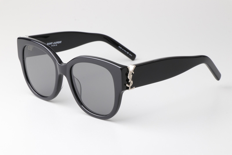 SLM95 Sunglasses Black Silver