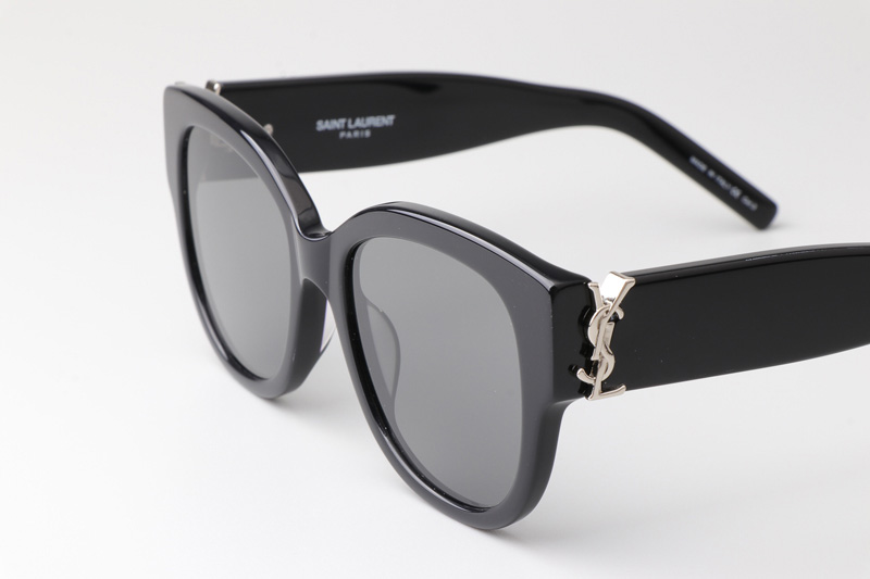 SLM95 Sunglasses Black Silver