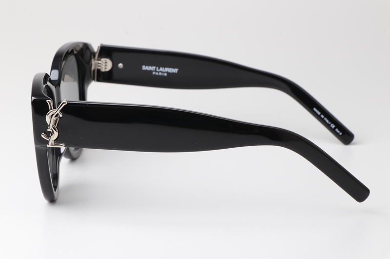 SLM95 Sunglasses Black Silver