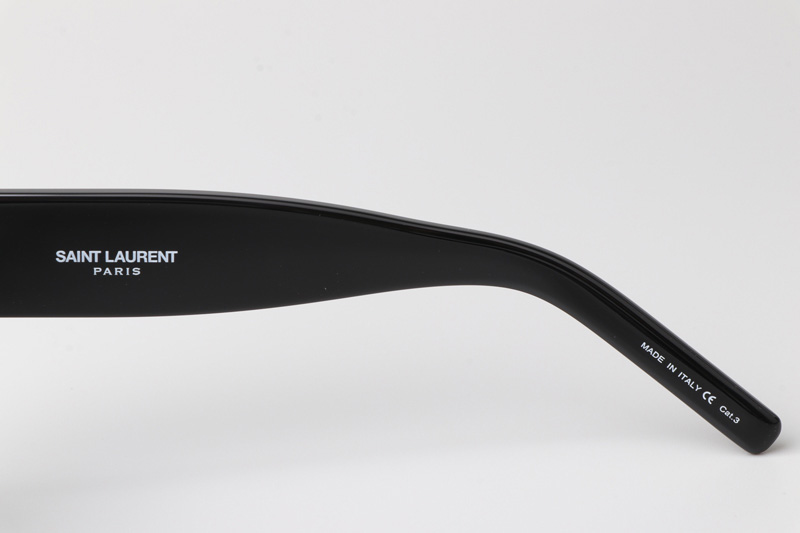 SLM95 Sunglasses Black Silver