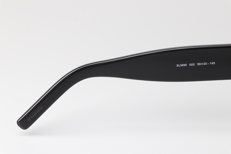 SLM95 Sunglasses Black Silver