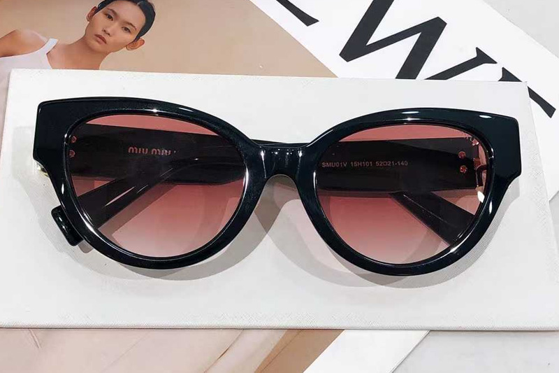 SMU01V Sunglasses Black Gradient Pink