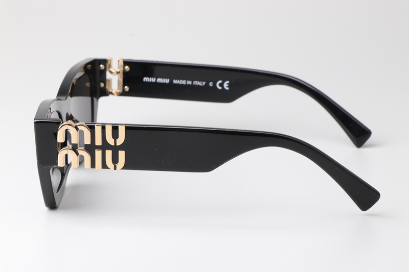 SMU09W Sunglasses Black Gold Gray