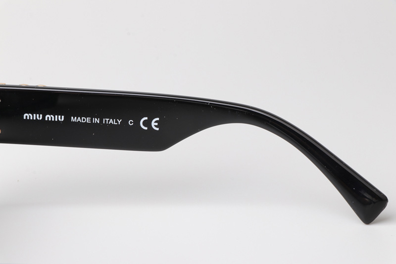 SMU09W Sunglasses Black Gold Gray