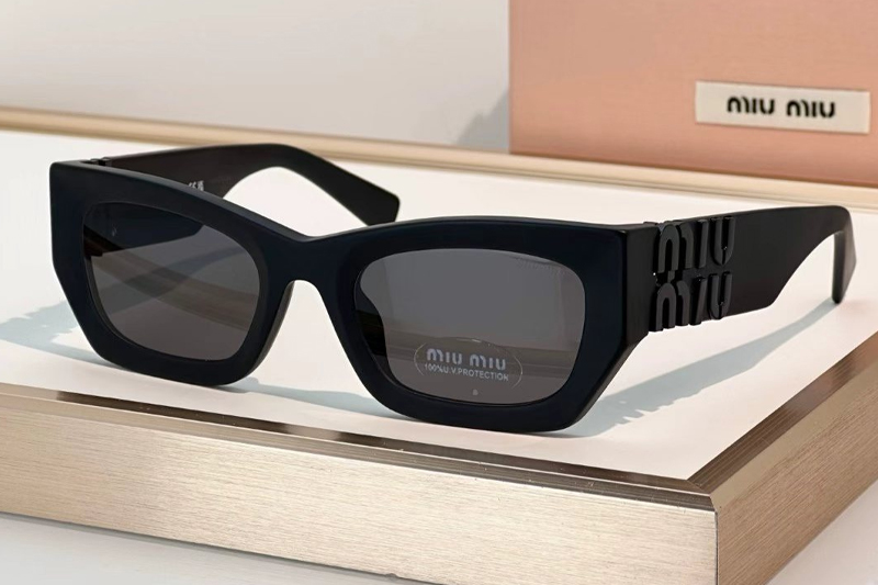 SMU09W Sunglasses Matte Black Gray