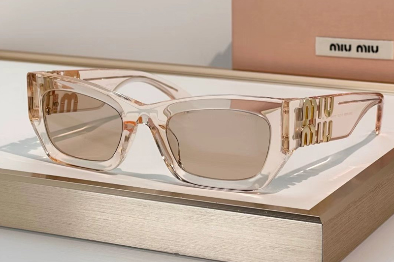 SMU09W Sunglasses Transparent Pink Brown