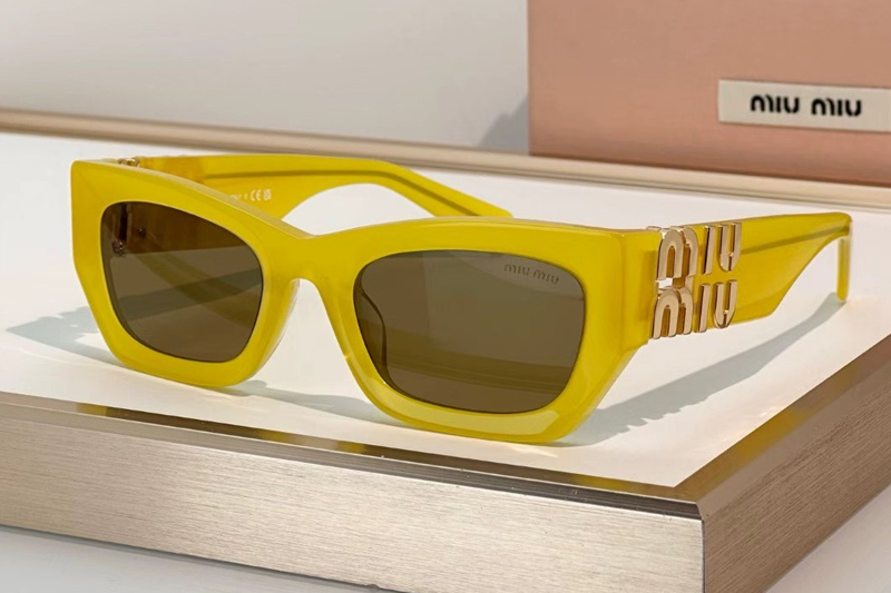 SMU09W Sunglasses Yellow Brown