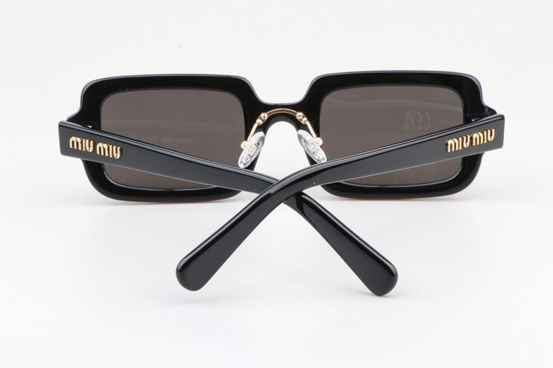 SMU09X Sunglasses Black Gold Gray