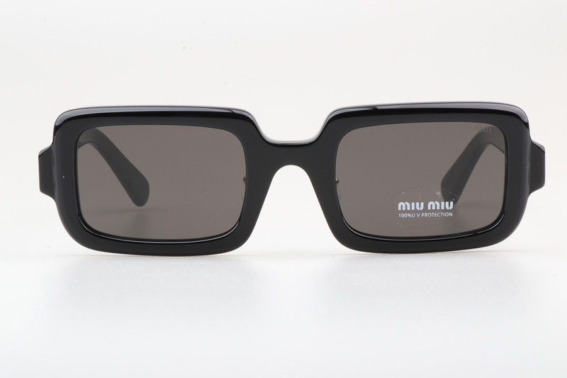 SMU09X Sunglasses Black Gold Gray