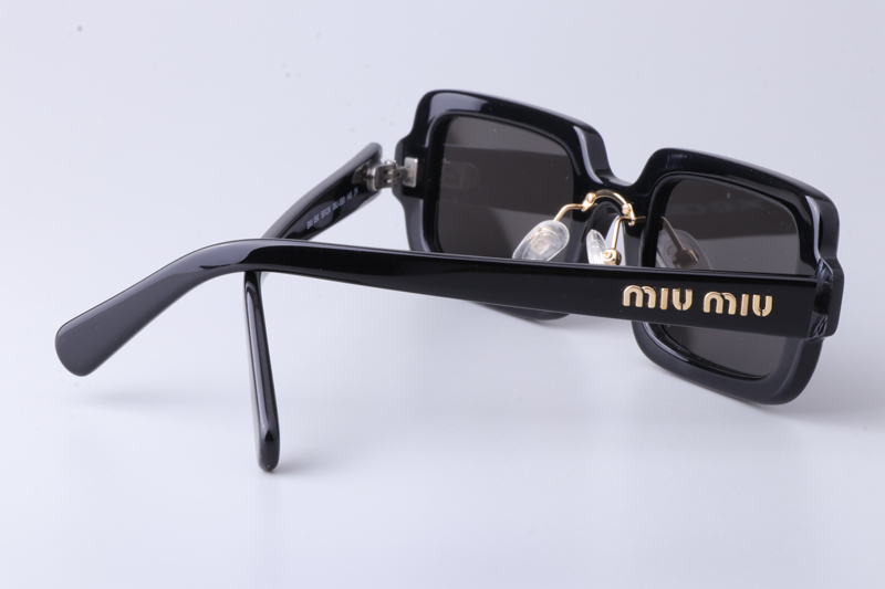 SMU09X Sunglasses Black Gray