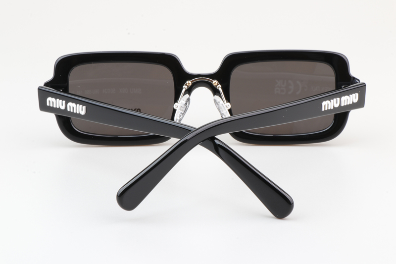 SMU09X Sunglasses Black White Gray