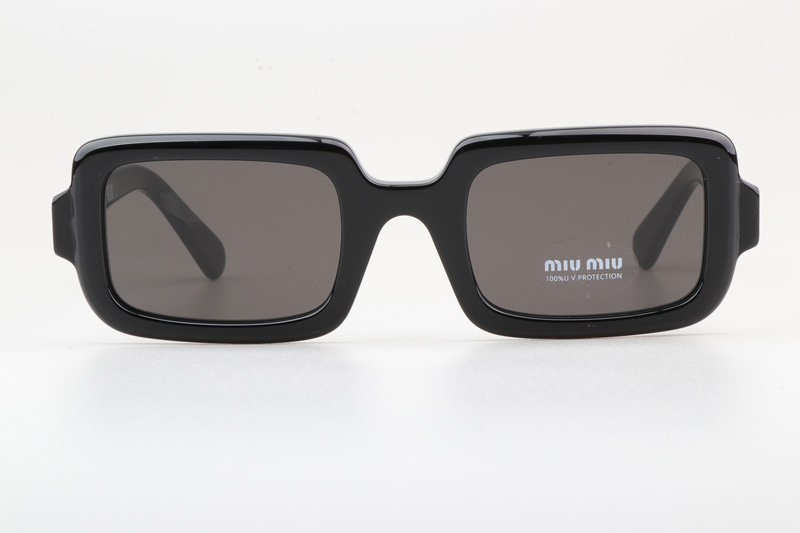 SMU09X Sunglasses Black White Gray