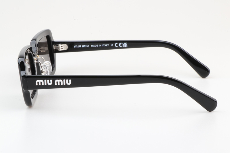 SMU09X Sunglasses Black White Gray