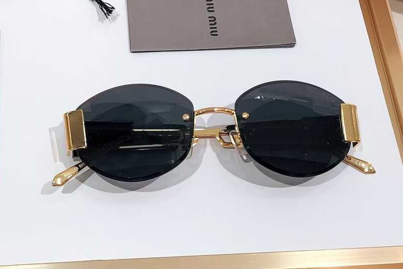 SMU17ZS Sunglasses Black Gold Gray