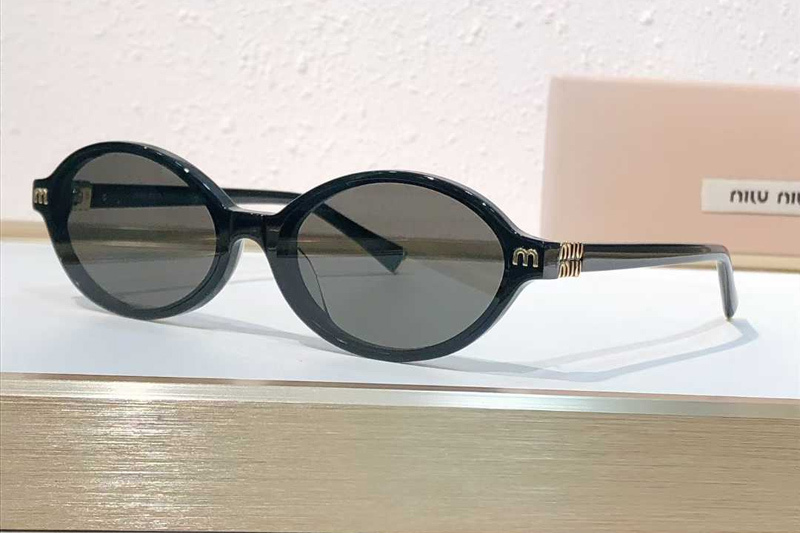 SMU71KS Sunglasses Black Gray