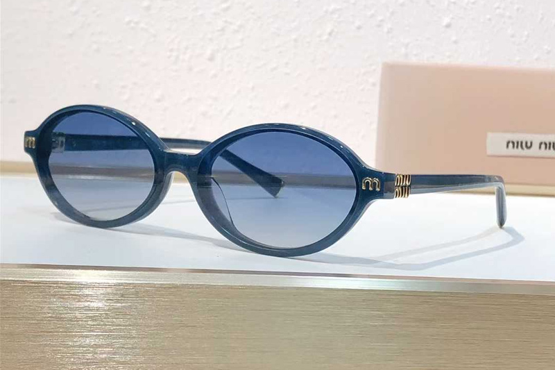SMU71KS Sunglasses Blue Gradient Blue