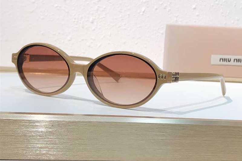 SMU71KS Sunglasses Brown Gradient Brown