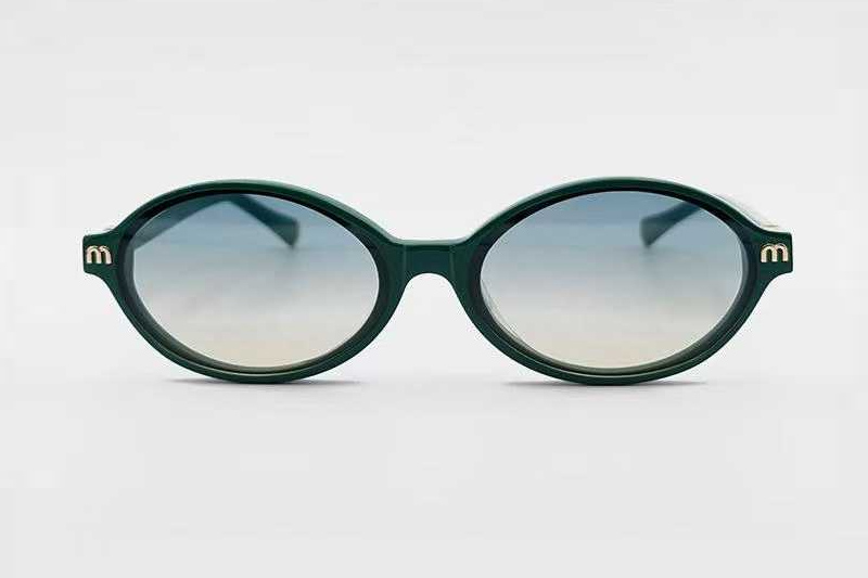 SMU71KS Sunglasses Green Gradient Blue