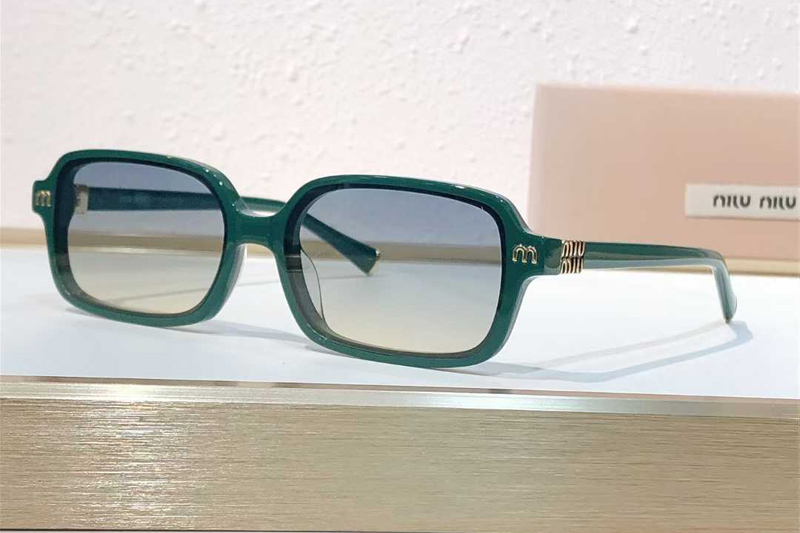 SMU72KS Sunglasses Green Gradient Blue