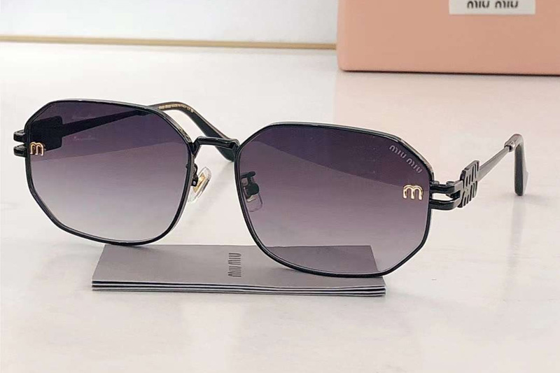 SMU75ZS Sunglasses Black Gradient Gray