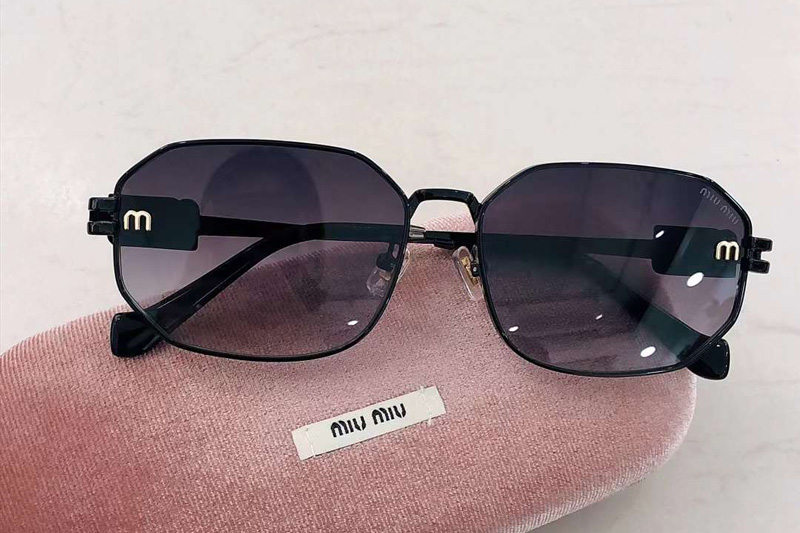 SMU75ZS Sunglasses Black Gradient Gray