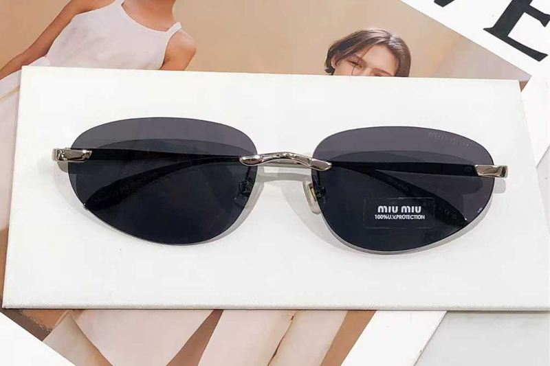 SMUA92S Sunglasses Silver Gray