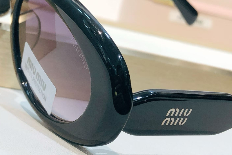 SMUC01 Sunglasses Black Gradient Purple