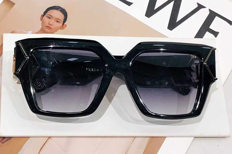 SPP135 Sunglasses Black Gradient Gray