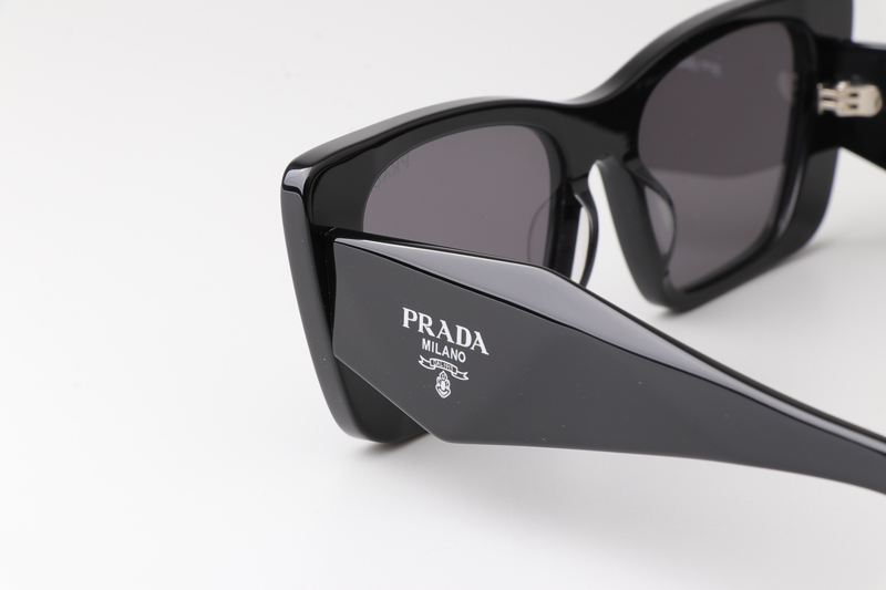SPR08Y-F Sunglasses Black Gray