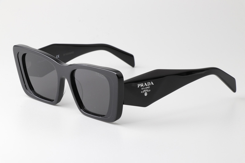 SPR08Y-F Sunglasses Black Gray