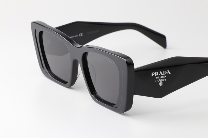 SPR08Y-F Sunglasses Black Gray