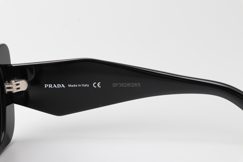 SPR08Y-F Sunglasses Black Gray