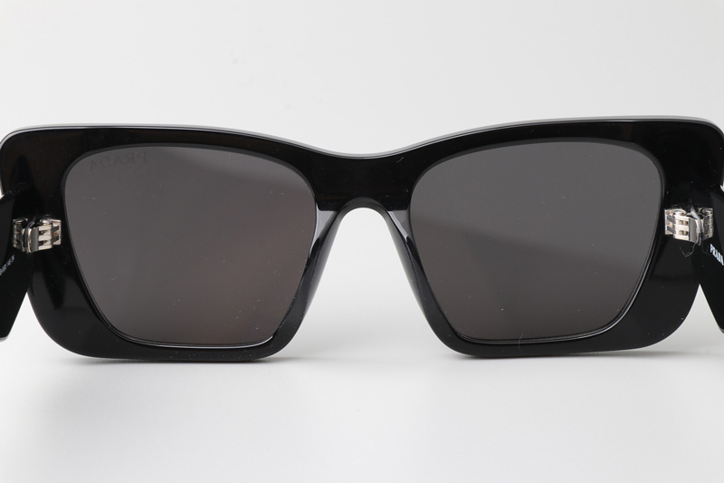 SPR08Y-F Sunglasses Black Gray