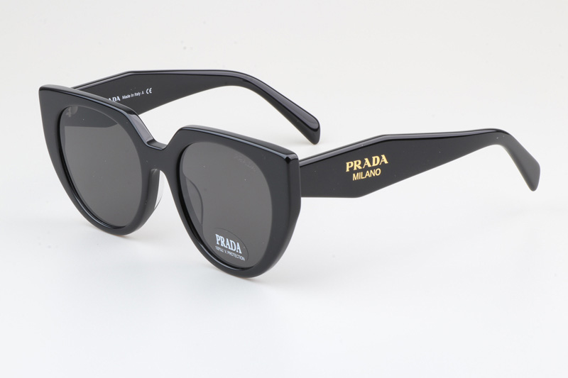 SPR14W-F Sunglasses Black Gray