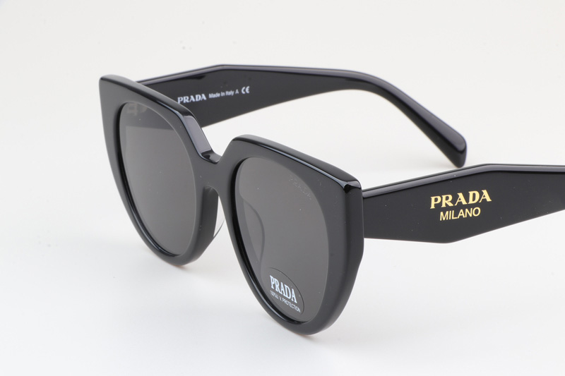 SPR14W-F Sunglasses Black Gray