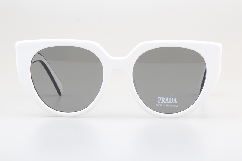 SPR14W-F Sunglasses White Gray