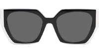 SPR15W-F Sunglasses Black White Gray