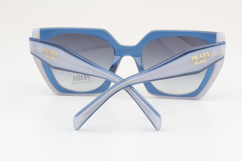 SPR15W-F Sunglasses Blue Gradient Gray