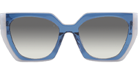 SPR15W-F Sunglasses Blue Gradient Gray