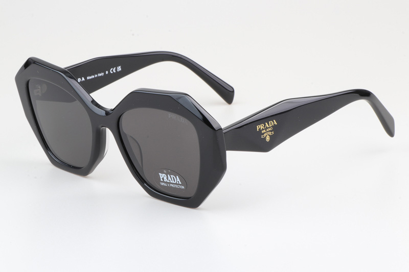 SPR16W-F Sunglasses Black Gold Gray