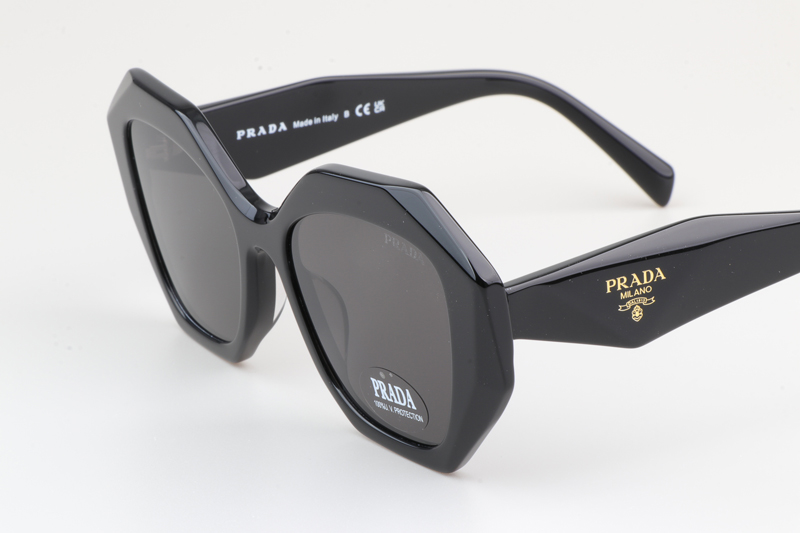SPR16W-F Sunglasses Black Gold Gray